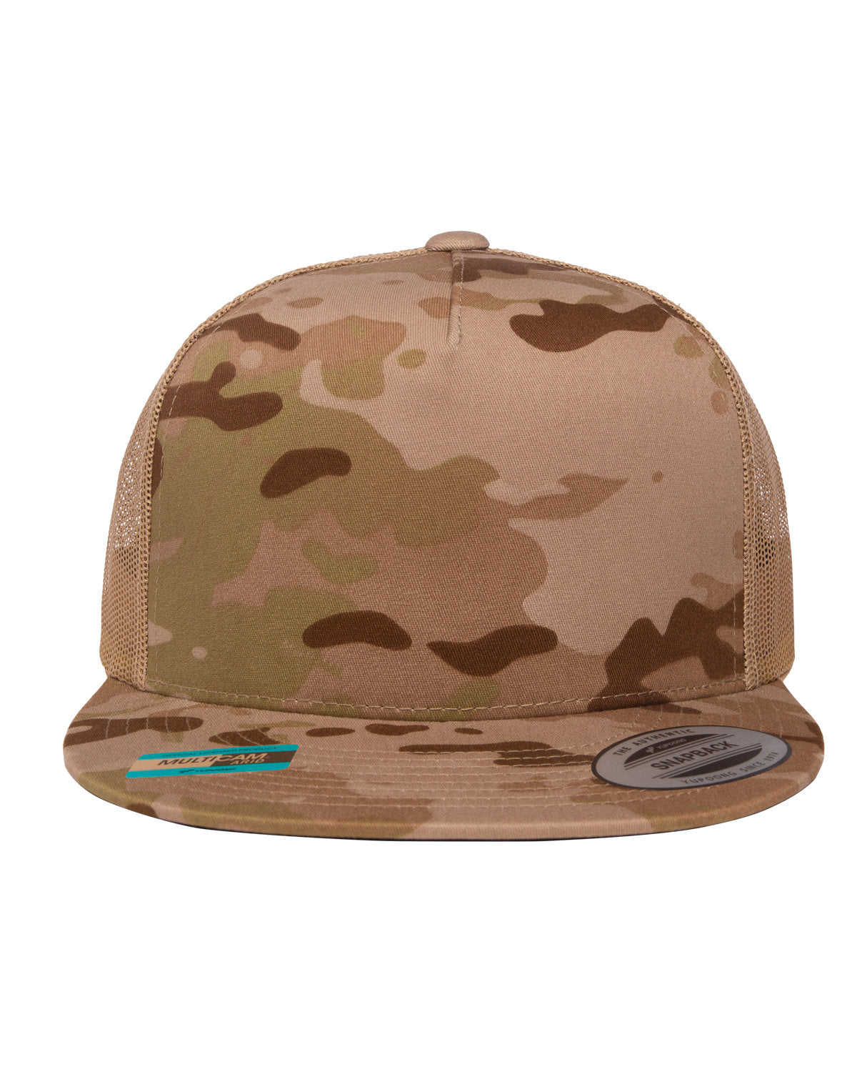 Yupoong 6006MC: Classics Adult 5-Panel Multicam Trucker Cap