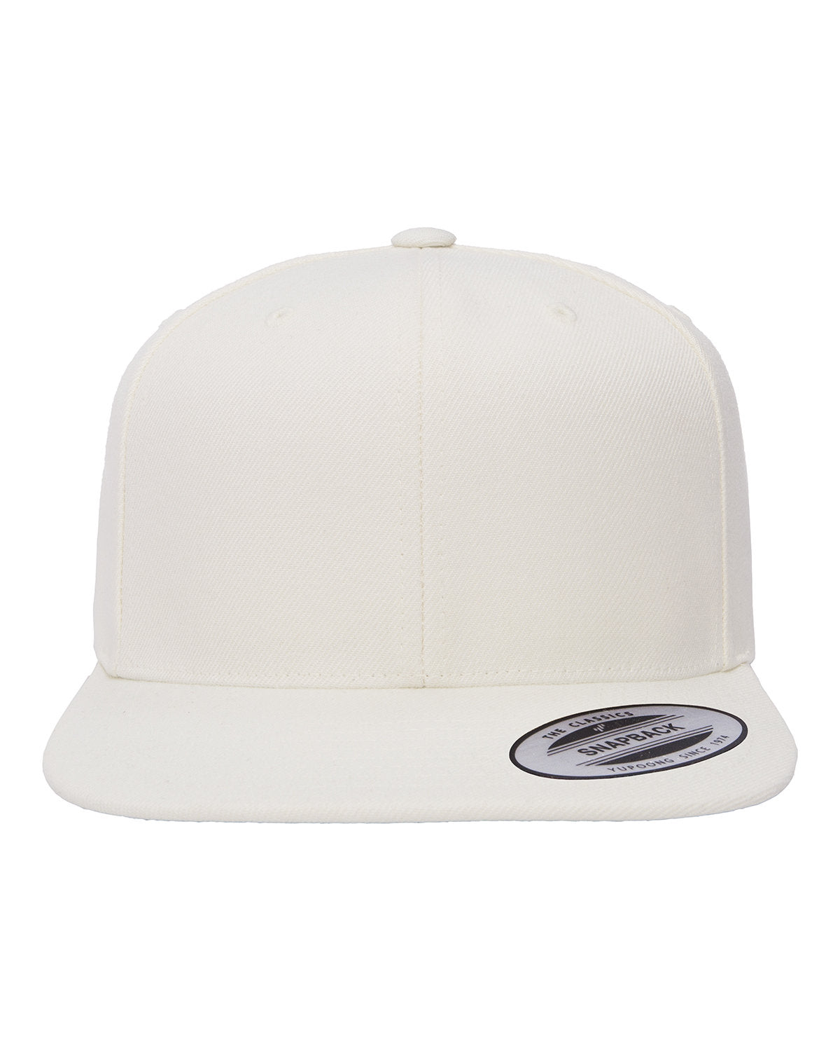 Yupoong 6089: Adult 6-Panel Structured Flat Visor Classic Snapback