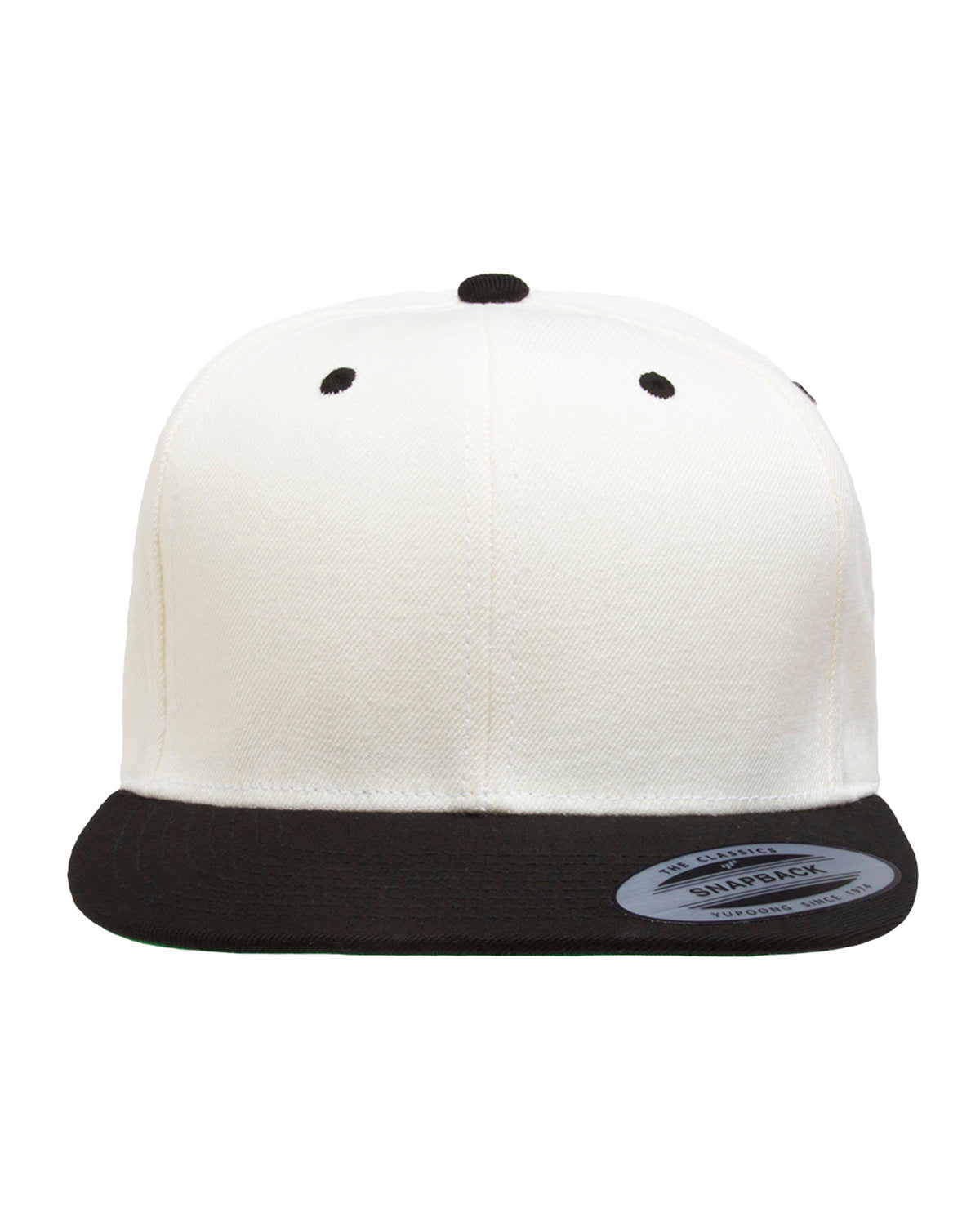 Yupoong 6089: Adult 6-Panel Structured Flat Visor Classic Snapback