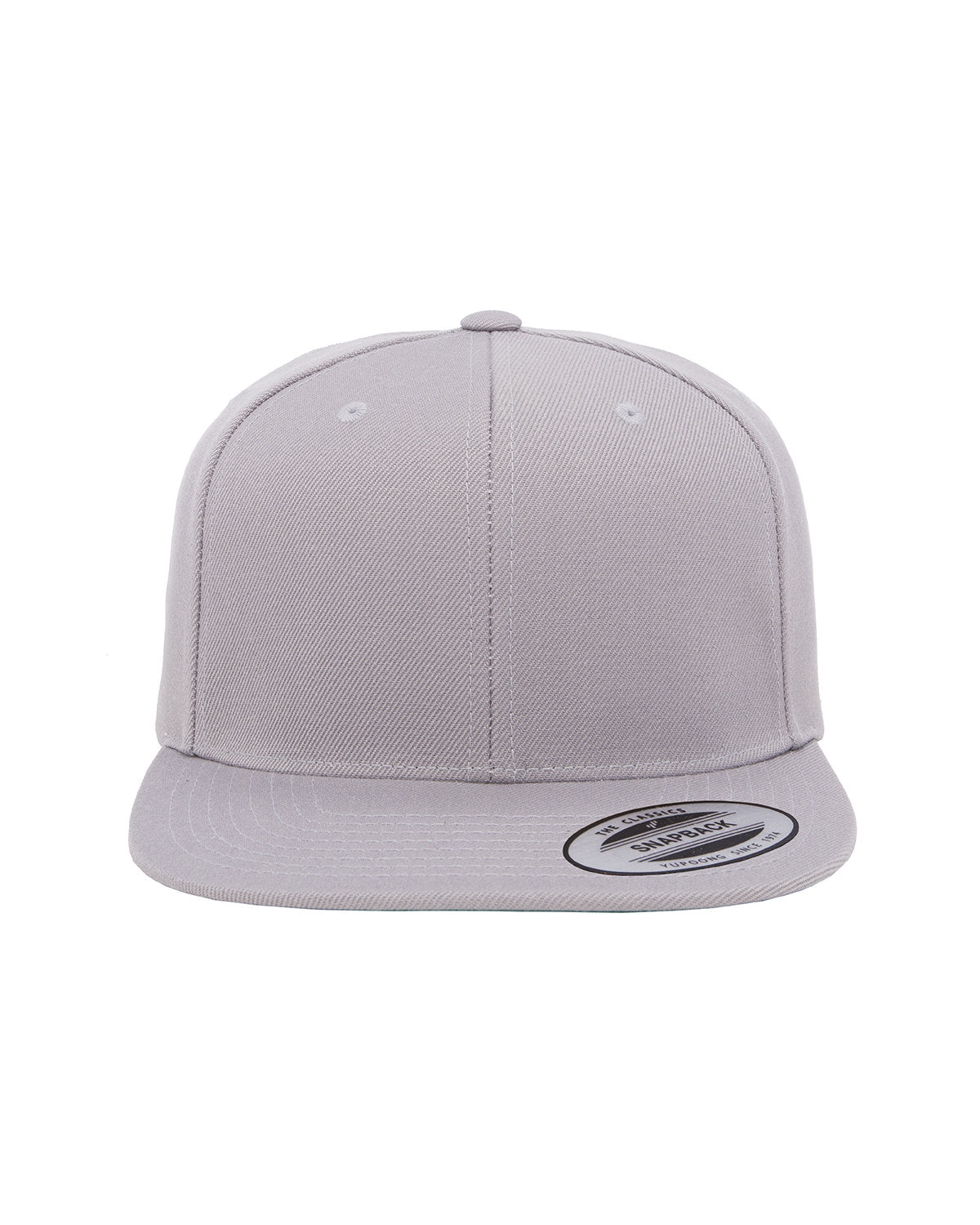 Yupoong 6089: Adult 6-Panel Structured Flat Visor Classic Snapback