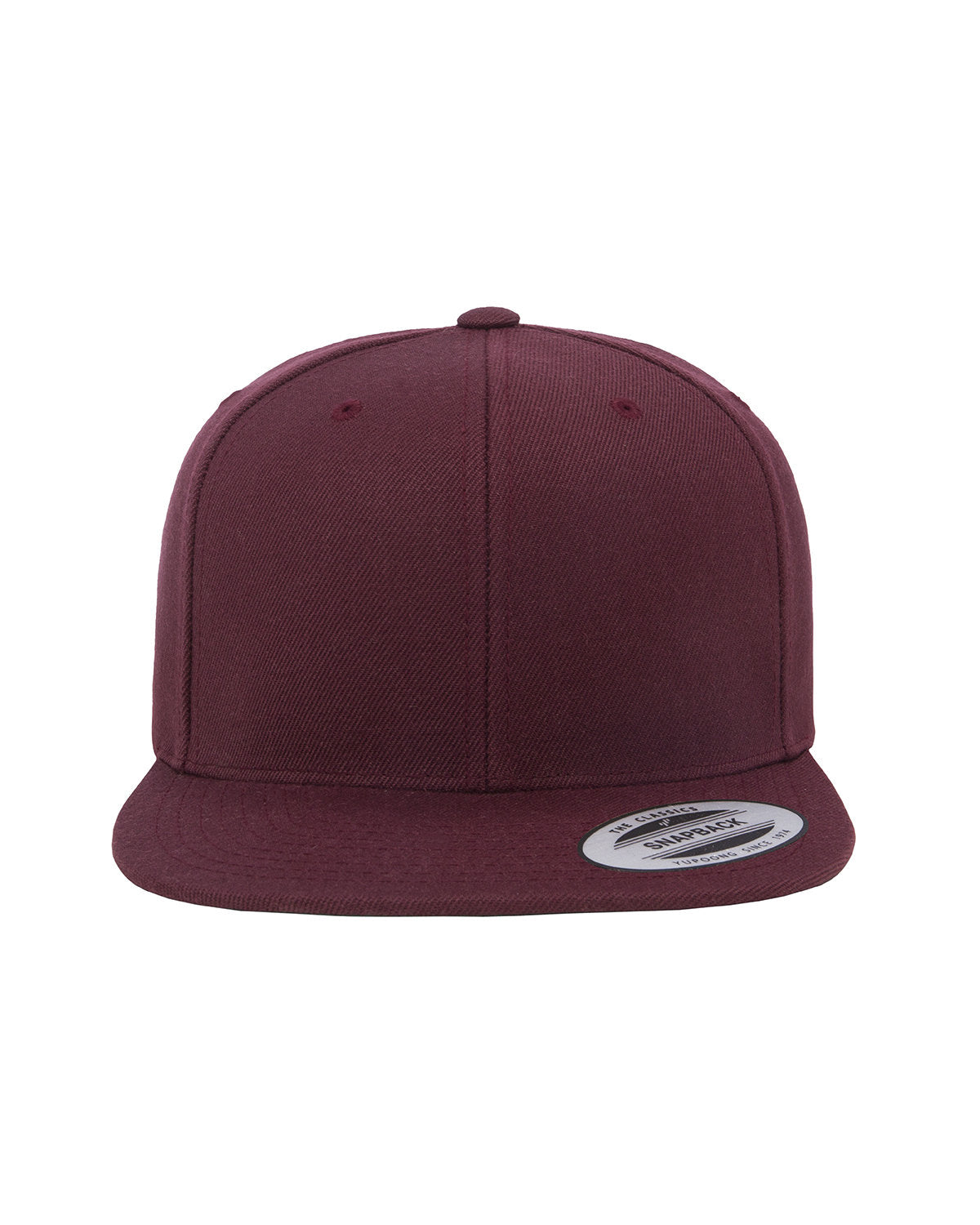 Yupoong 6089: Adult 6-Panel Structured Flat Visor Classic Snapback