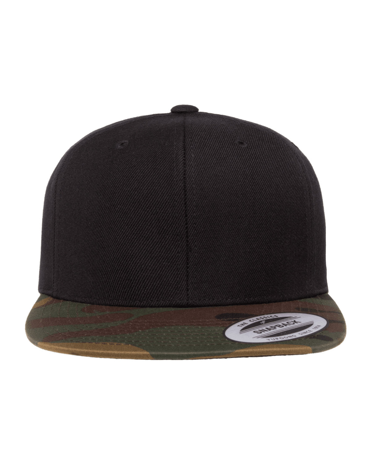 Yupoong 6089: Adult 6-Panel Structured Flat Visor Classic Snapback