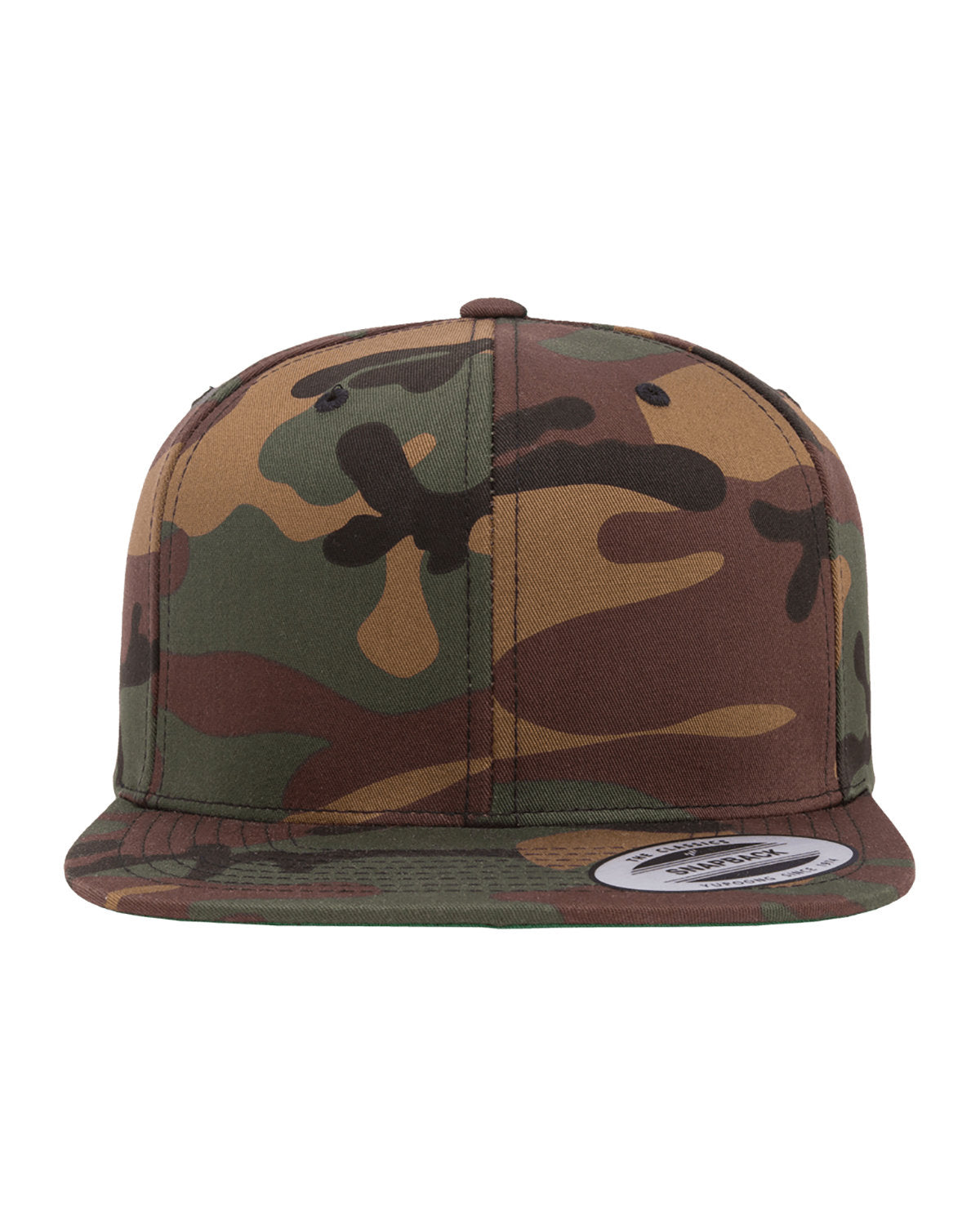 Yupoong 6089: Adult 6-Panel Structured Flat Visor Classic Snapback