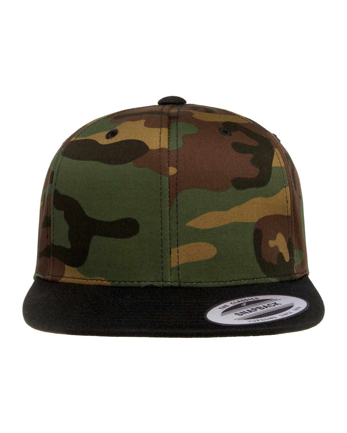 Yupoong 6089: Adult 6-Panel Structured Flat Visor Classic Snapback