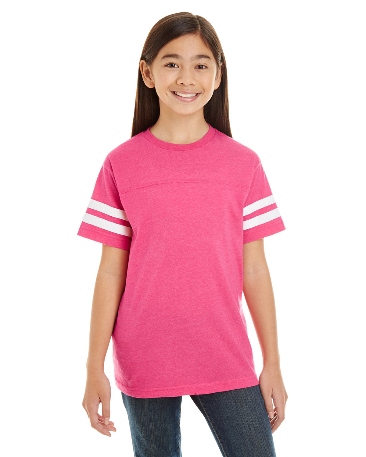 LAT 6137: Youth Football Fine Jersey T-Shirt
