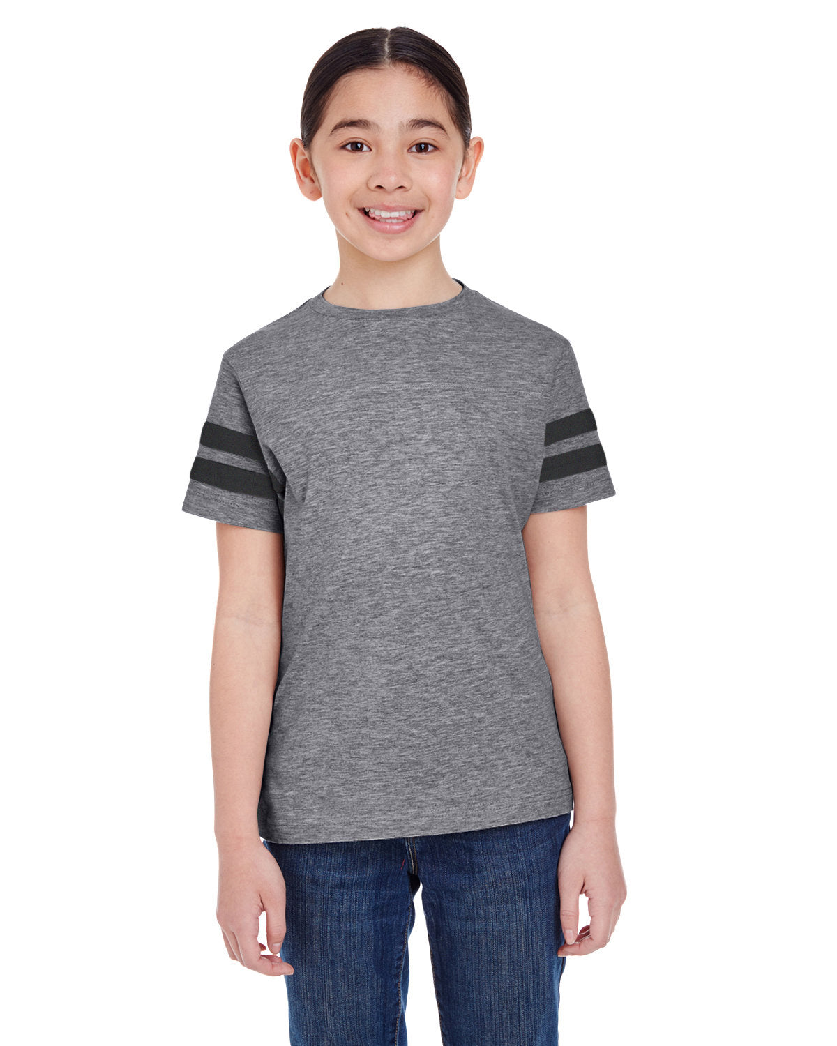 LAT 6137: Youth Football Fine Jersey T-Shirt