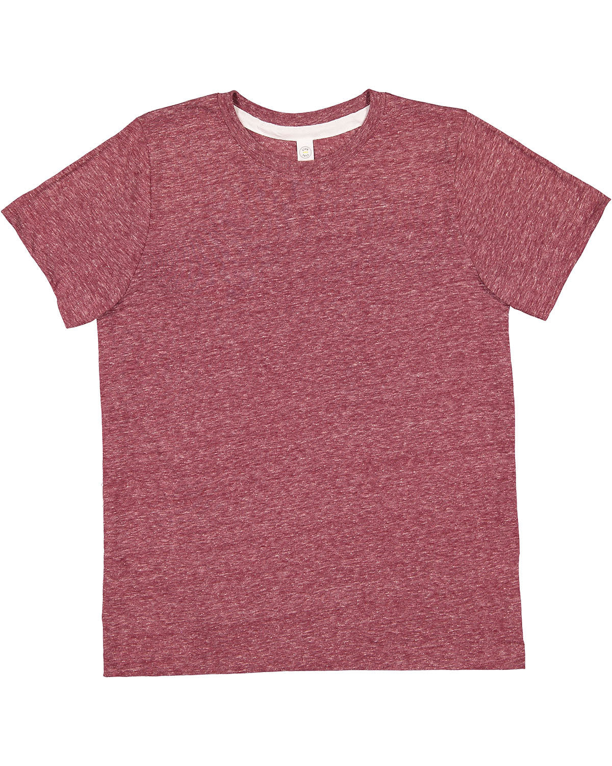 LAT 6191: Youth Harborside Melange Jersey T-Shirt