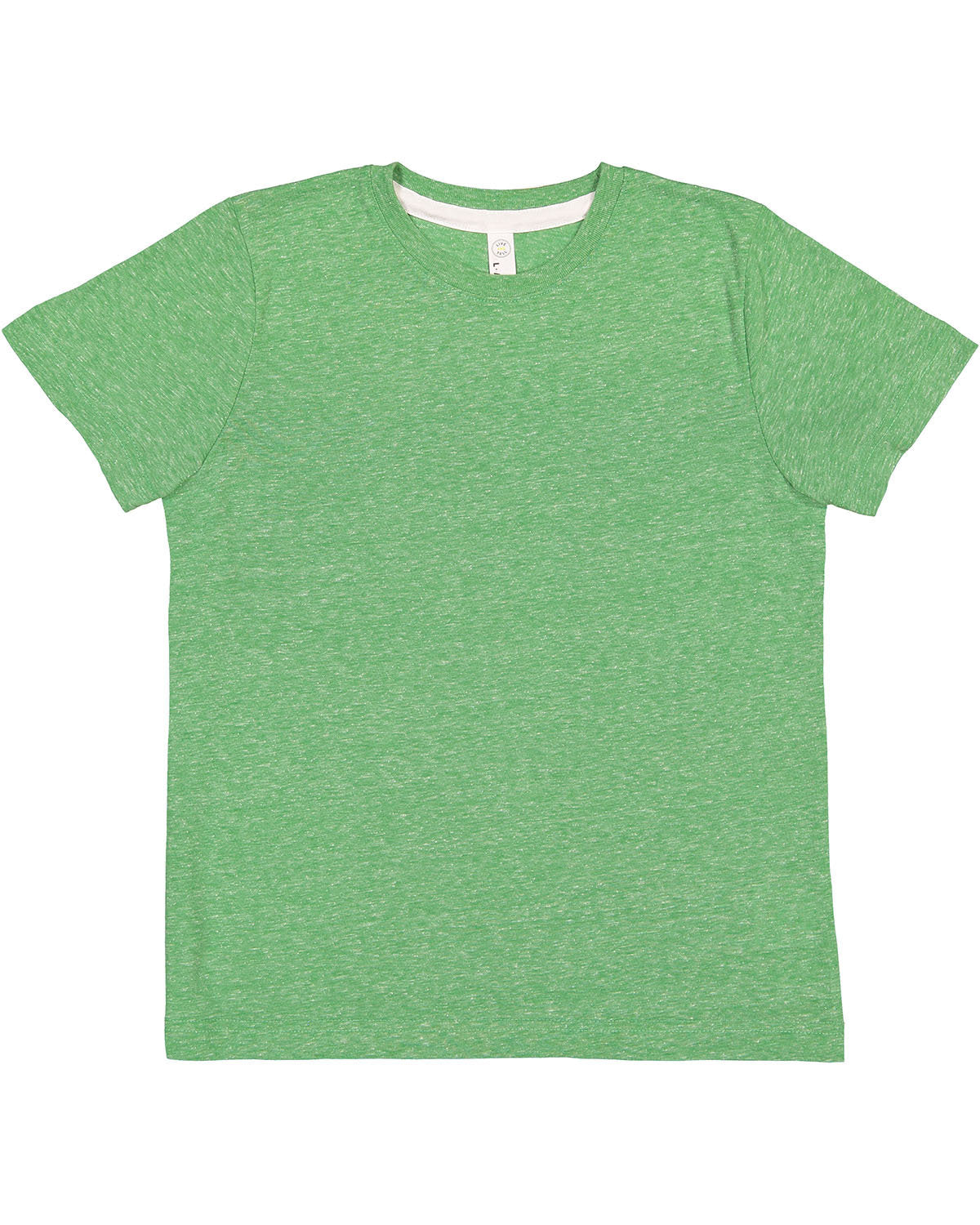 LAT 6191: Youth Harborside Melange Jersey T-Shirt
