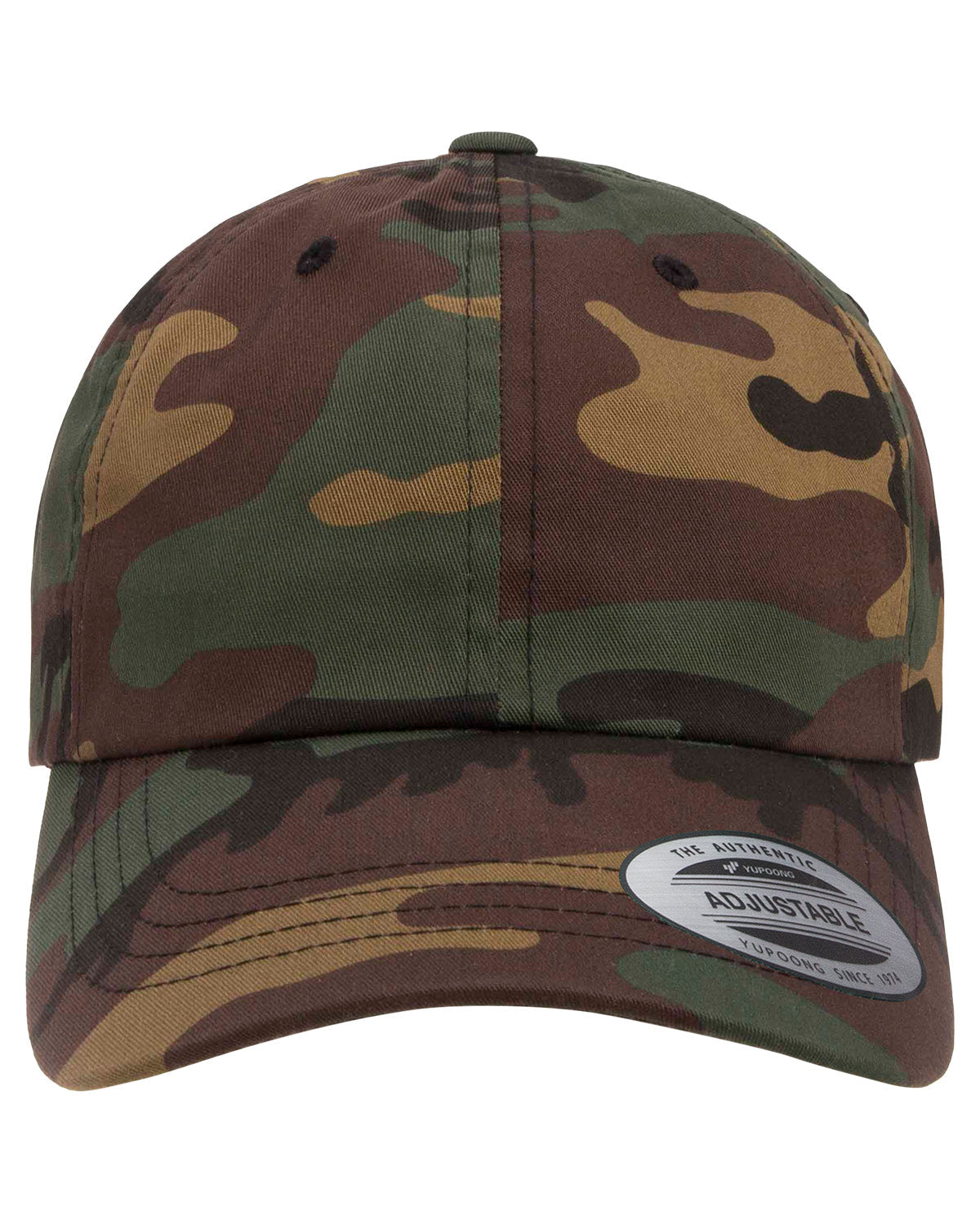 Yupoong 6245CM: Adult Low-Profile Cotton Twill Dad Cap