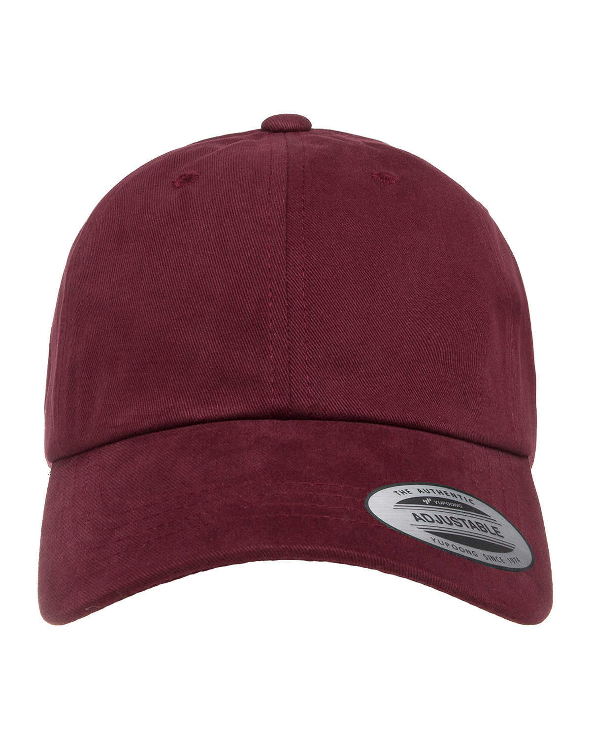 Yupoong 6245PT: Adult Peached Cotton Twill Dad Cap