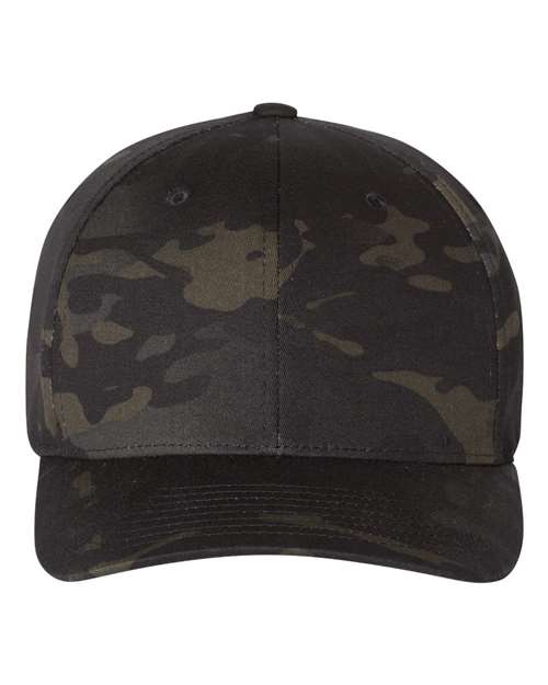 6277 Cotton Blend Cap in Multicam Black