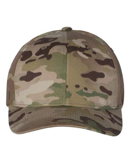 6277 Cotton Blend Cap in Multicam Green