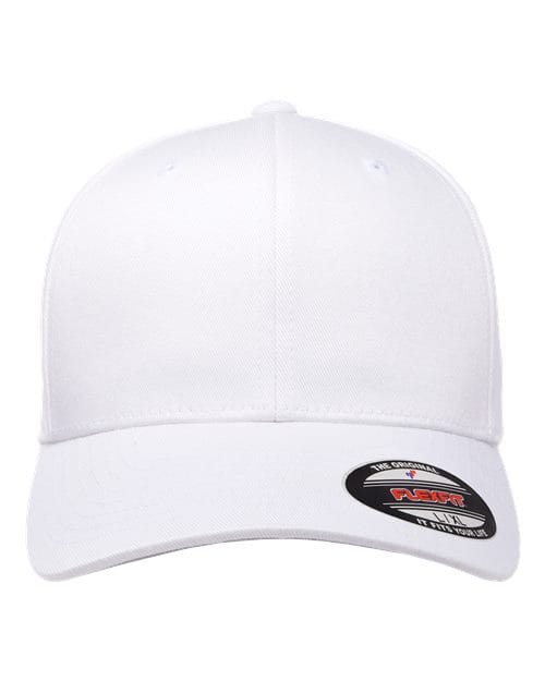 6277 Cotton Blend Cap in White