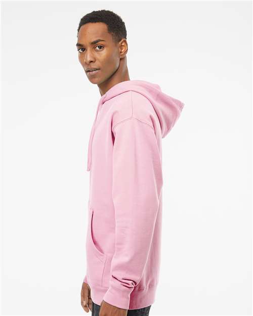 Unisex Midweight Hooded Sweatshirt - OnModelSide - B23676303 - Light Pink