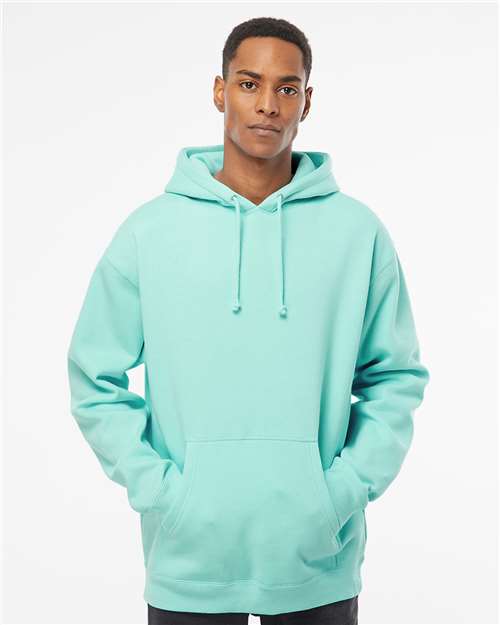 Unisex Heavyweight Hooded Sweatshirt - OnModelFront - B22276193 - Mint