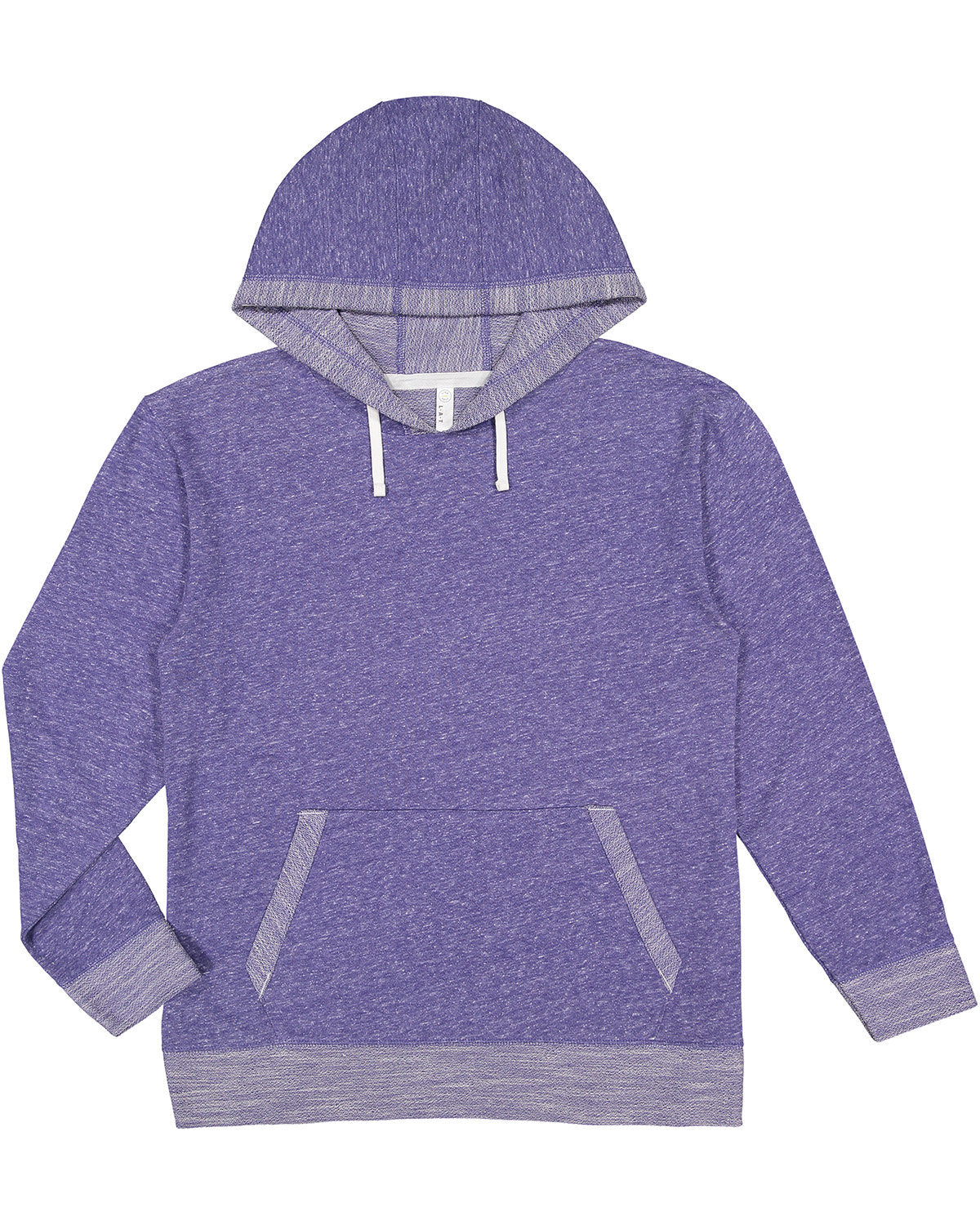 LAT 6779: Adult Harborside Melange French Terry Hooded Sweatshirt