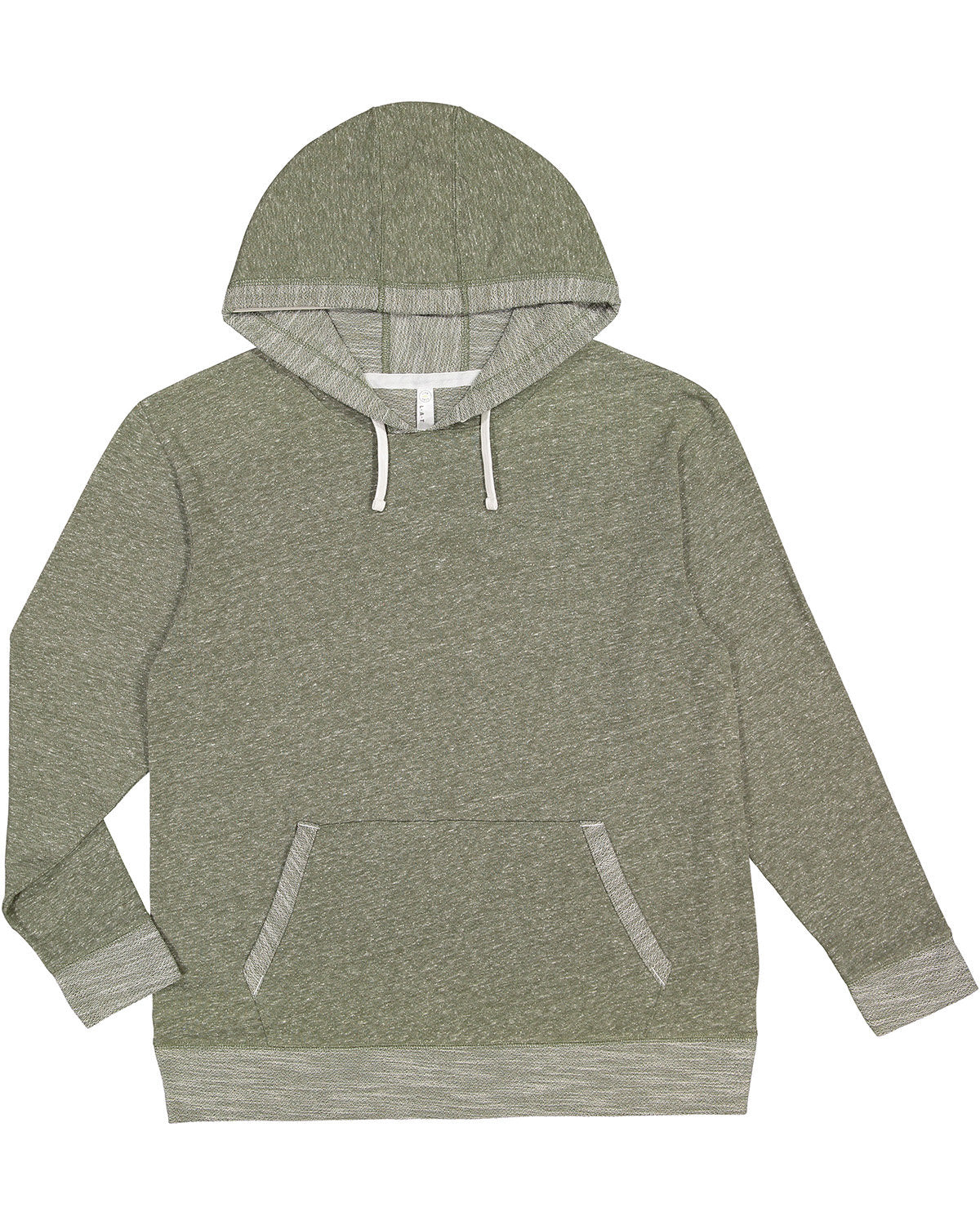 LAT 6779: Adult Harborside Melange French Terry Hooded Sweatshirt