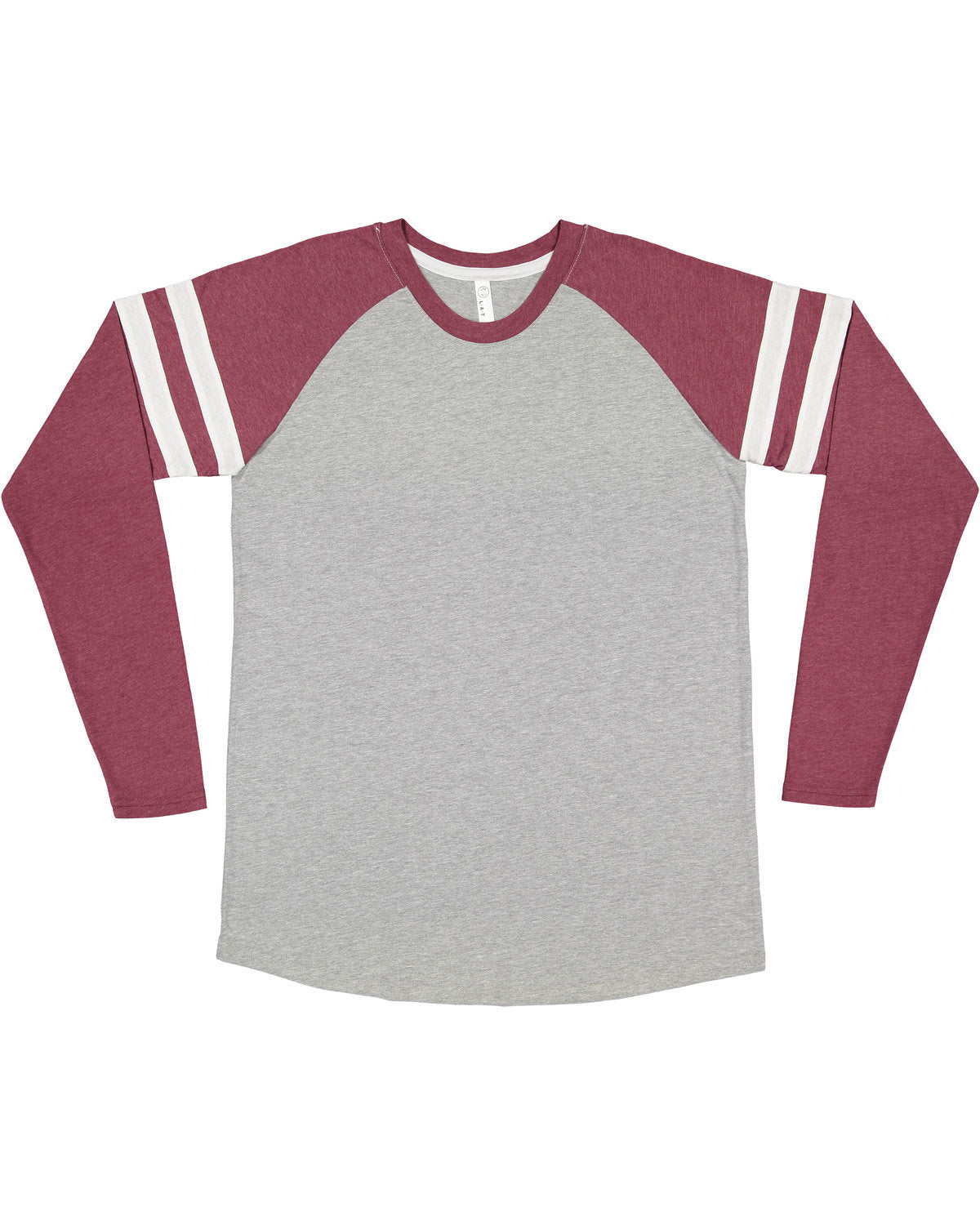 LAT 6934: Men's Gameday Mash-Up Long Sleeve Fine Jersey T-Shirt