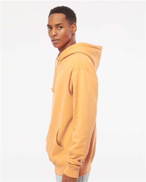 Unisex Heavyweight Hooded Sweatshirt - OnModelSide - B22276082 - Peach