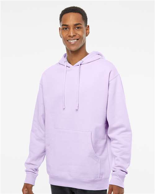 Unisex Midweight Hooded Sweatshirt - OnModelFront - B23676213 - Lavender