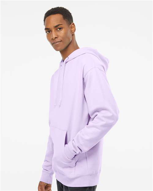 Unisex Midweight Hooded Sweatshirt - OnModelSide - B23676213 - Lavender