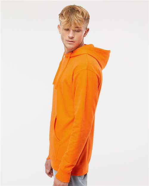 Unisex Midweight Hooded Sweatshirt - OnModelSide - B23676663 - Safety Orange