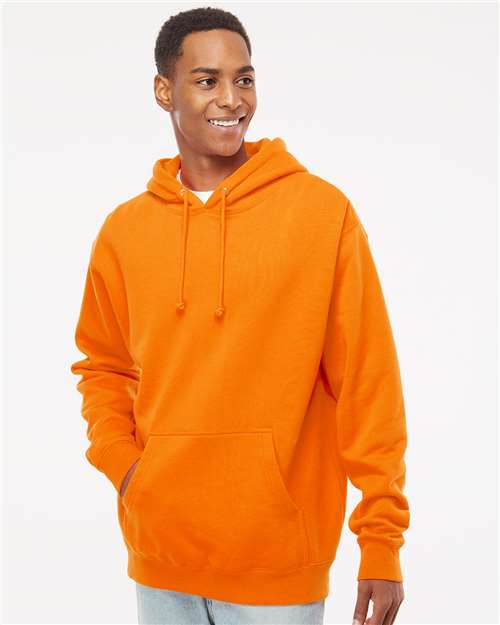Unisex Heavyweight Hooded Sweatshirt - OnModelFront - B22276692 - Safety Orange