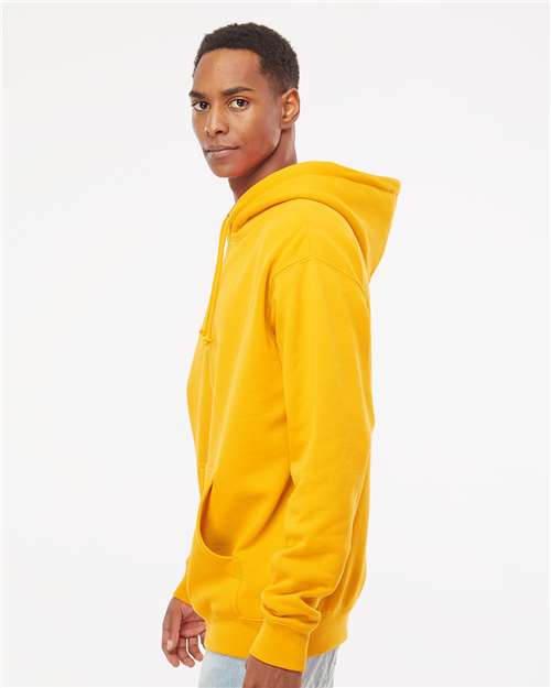 Unisex Heavyweight Hooded Sweatshirt - OnModelSide - B22276122 - Gold