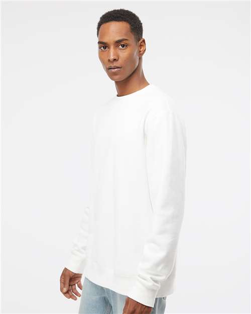 Unisex Midweight Pigment-Dyed Crewneck Sweatshirt - OnModelSide - B22376013 - Prepared For Dye