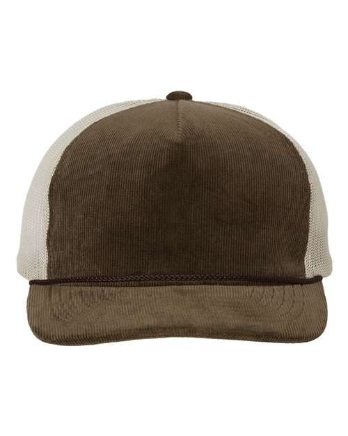 Troutdale Corduroy Trucker Cap - Front - B54795600 - undefined