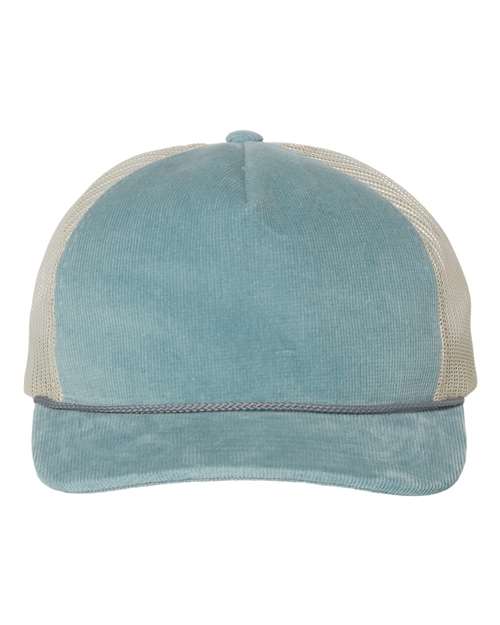 Troutdale Corduroy Trucker Cap - Front - B54795250 - undefined