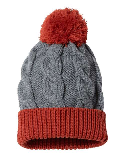 Chunk Twist Cuffed Beanie - Front - B55895090 - undefined