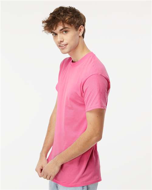 Men's Gold Soft Touch T-Shirt - OnModelSide - B01542563 - Azalea