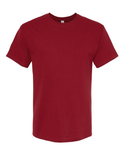 Men's Gold Soft Touch T-Shirt - Front - B01542523 - Cardinal Red