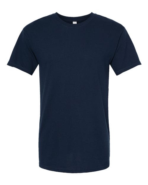 Men's Gold Soft Touch T-Shirt - Front - B01542862 - Deep Navy
