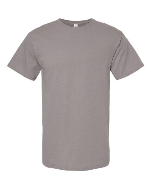 Men's Gold Soft Touch T-Shirt - Front - B01542093 - Gravel