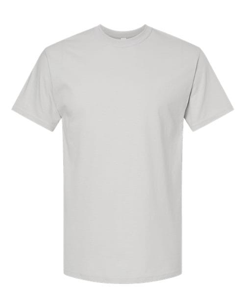 Men's Gold Soft Touch T-Shirt - Front - B01542153 - Platinum