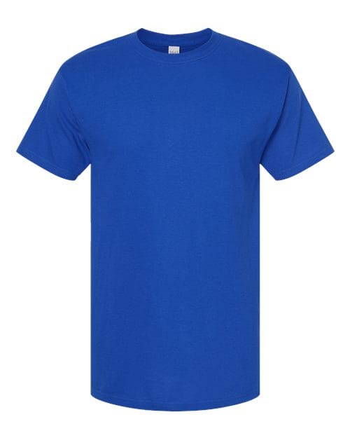 Men's Gold Soft Touch T-Shirt - Front - B01542752 - Royal