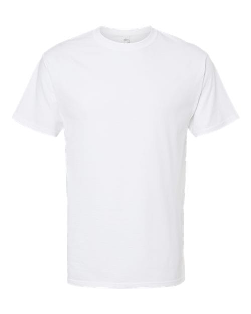 Men's Gold Soft Touch T-Shirt - Front - B01542002 - White