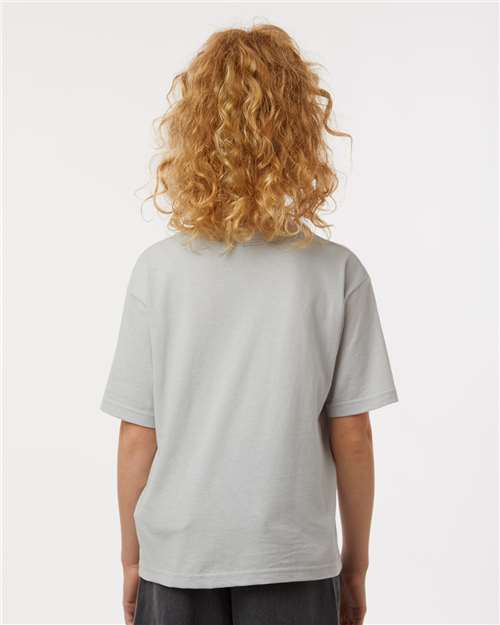 Youth Gold Soft Touch T-Shirt - OnModelBack - B01842122 - Platinum