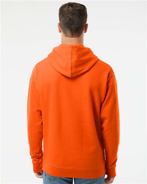 Unisex Midweight Hooded Sweatshirt - OnModelBack - B23676063 - Orange