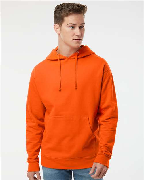 Unisex Midweight Hooded Sweatshirt - OnModelFront - B23676063 - Orange