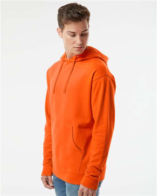 Unisex Midweight Hooded Sweatshirt - OnModelSide - B23676063 - Orange
