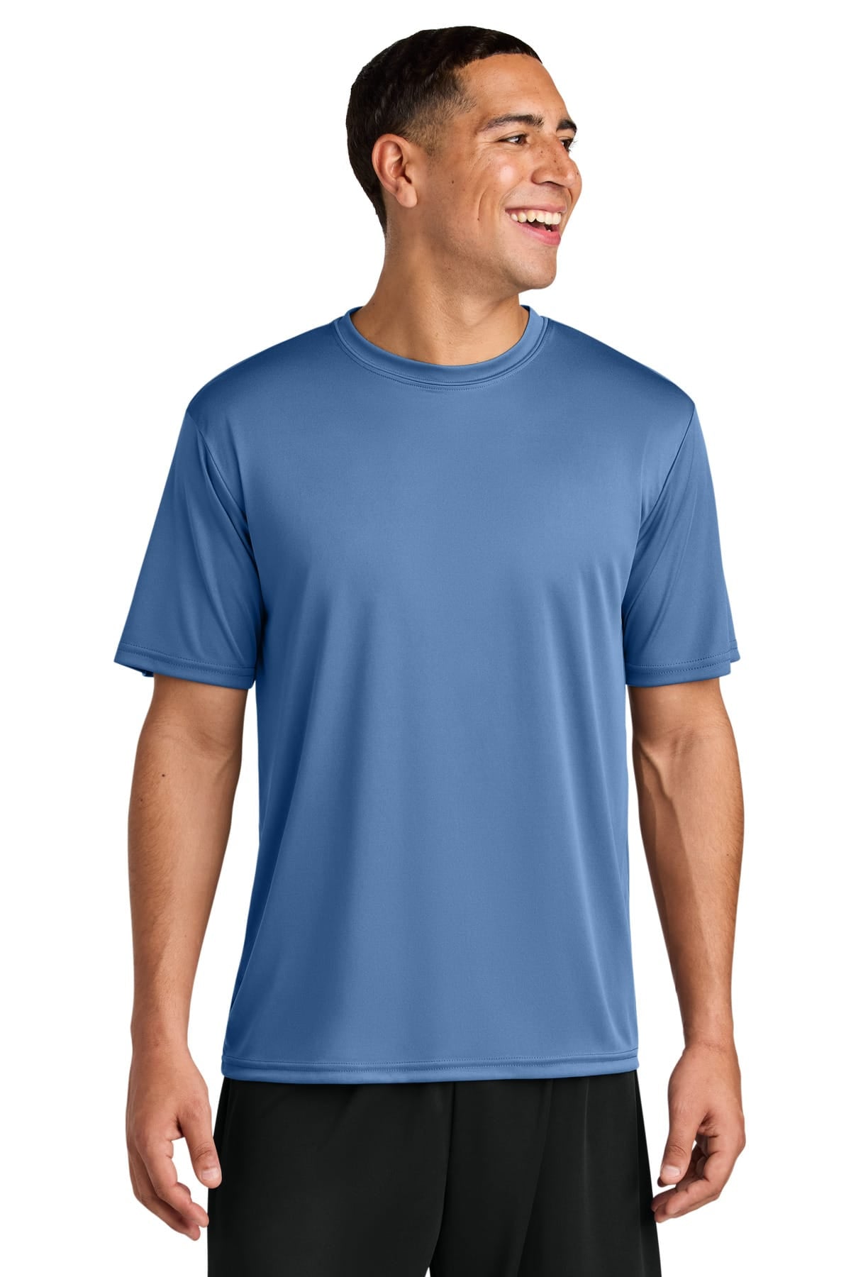 A4N3142 Cooling Performance Short Sleeve Tee in Light Blue