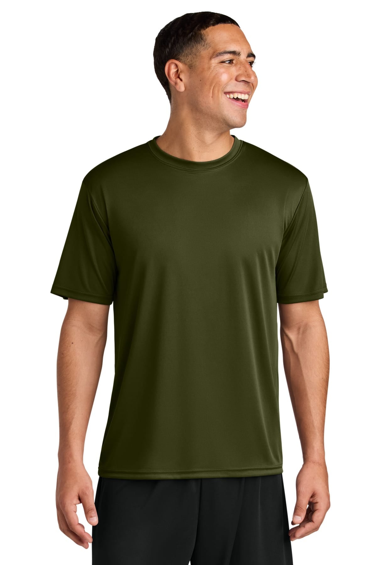 A4N3142 Cooling Performance Short Sleeve Tee in Military Green