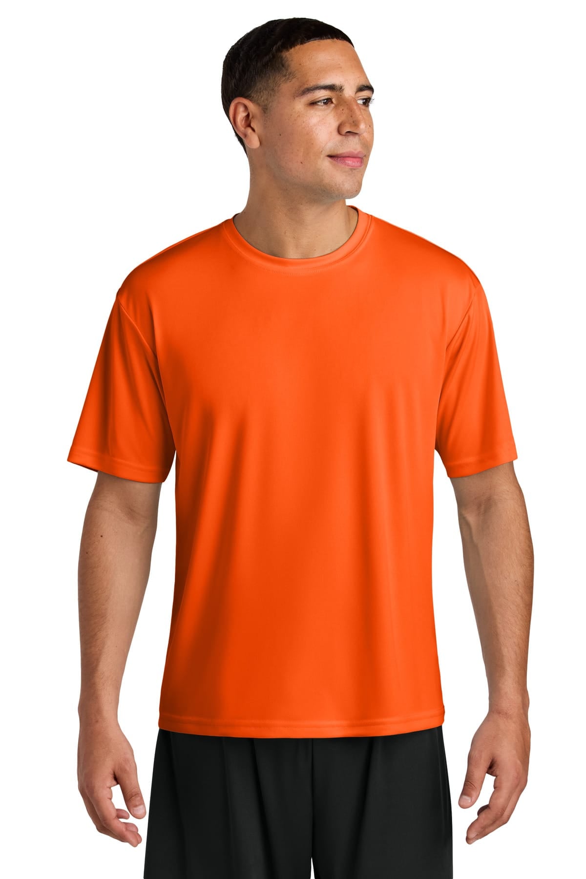 A4N3142 Cooling Performance Short Sleeve Tee in Safety Orange
