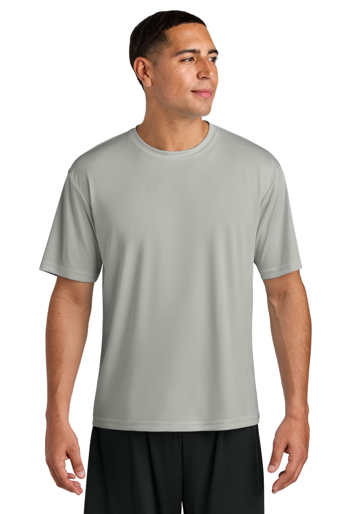 A4N3142 Cooling Performance Short Sleeve Tee in Silver