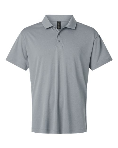 AllPro 41800 Men's Pro-Lock Performance Polo in Heather Steel