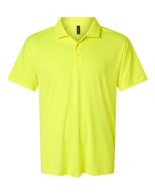 AllPro 41800 Men's Pro-Lock Performance Polo in Neon Yellow