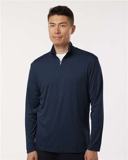 AllPro 41870 Men's Pro-Lock Performance Quarter-Zip Pullover in Navy